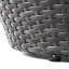 Table d'appoint d'extérieur 14,00 po, gris, assemblage en fer-1810769136-1810769137