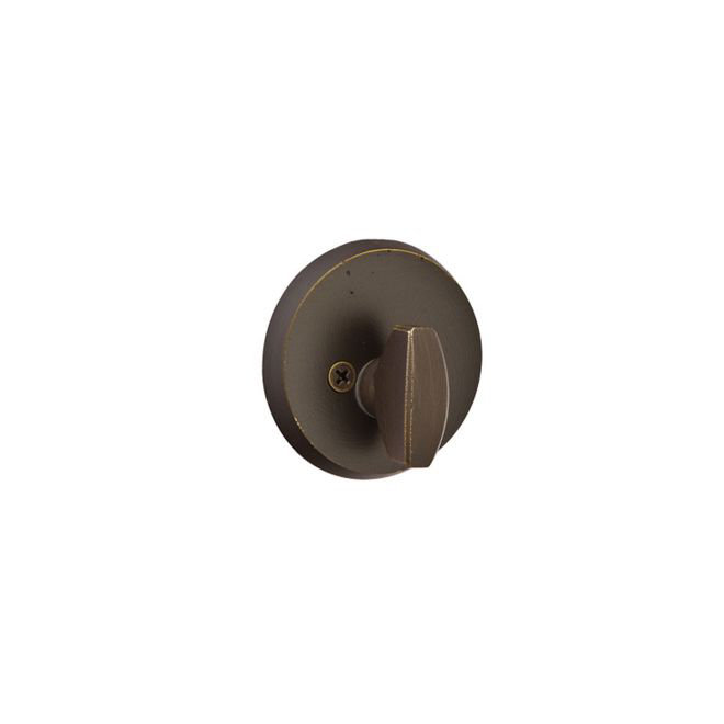 Boulon à pêne dormant simple face Sandcast # 2 finition bronze blanc, Bronze moyen