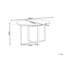 Extendable Round Metal Base Dining Table