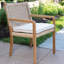 Hudson Teak Patio Dining Armchair-639950080