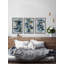«Blue Florals» par Marmont Hill - ensemble de 3 cadres photo-85903532