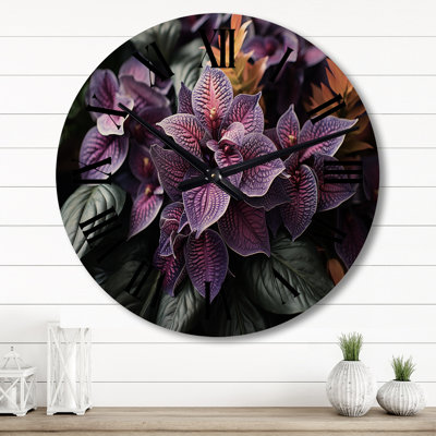 Horloge murale en bois massif Mirush