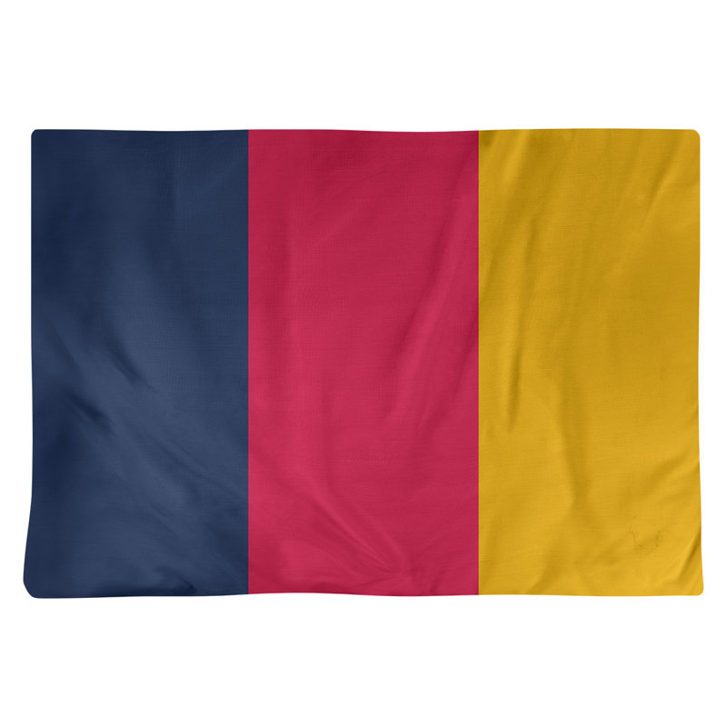 Récapitulatif en coton 18 po atlanta baseball, Bleu marine / rouge écarlate / doré