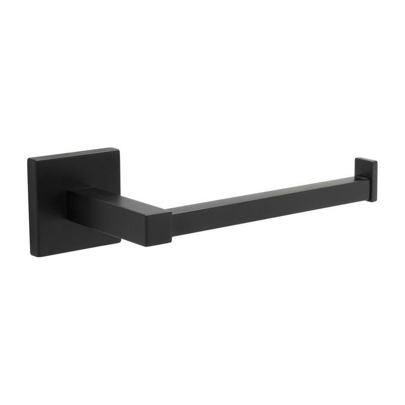 Porte-papier hygiénique Skylight Collection - 7-5 / 16 "x 2-3 / 16" noir mat - Accessoire de salle de bain contemporain