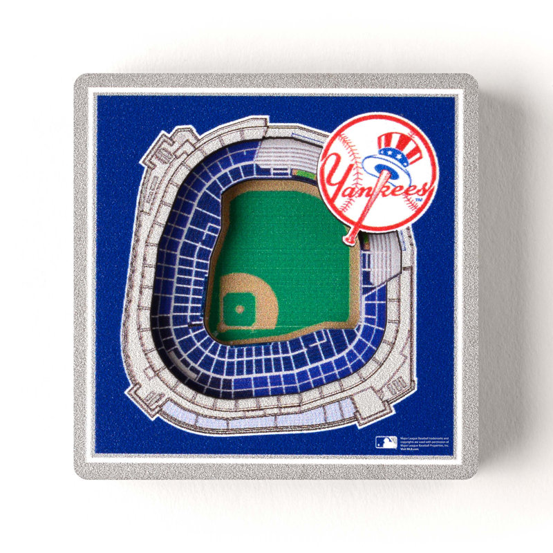 YouTheFan Wood Magnetic & Lettering, MLB New York Yankees