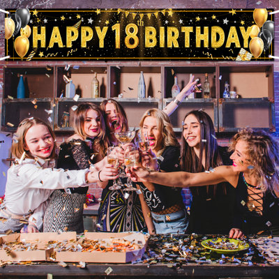 Happy 18th Birthday Yard Banner