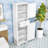 Luxurious Wood Bathroom Storage Cabinet with Adjustable Shelves-706862619-730963306
