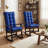 Outdoor/Indoor 5'' Adirondack Chair Seat/Back Cushion with Ties-1613452519