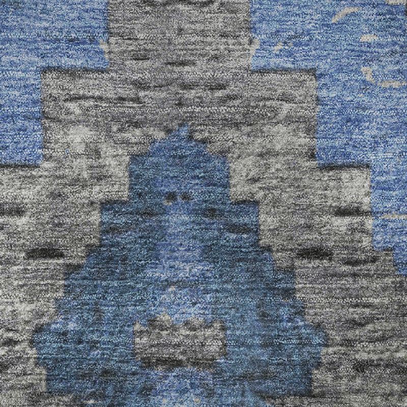Tapis aztèque Mayfield AMF1890 lavable à la machine de qualité supérieure, Rond 8 pi