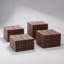 Dalles de terrasse emboîtables résistantes, faciles à installer, imperméables, pour patio, balcon ou jardin, marron