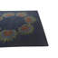 Tapis carré bleu marine Navin