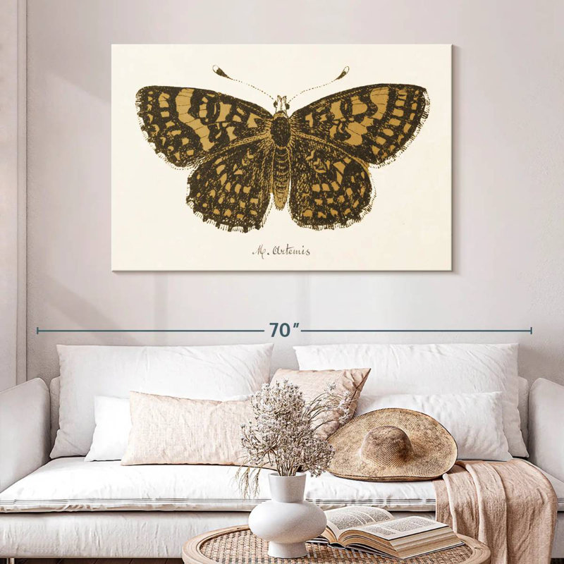 Papillon antique II, H 32 po x l 48 po