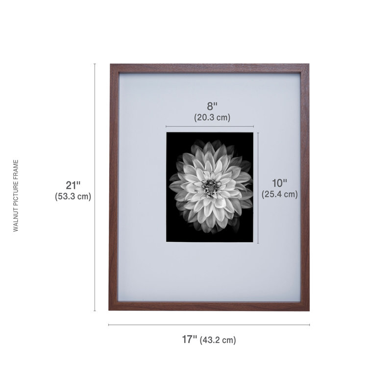 Mikasa 17x21 MDF Matted Picture Frame for 9x10 Inch Photo