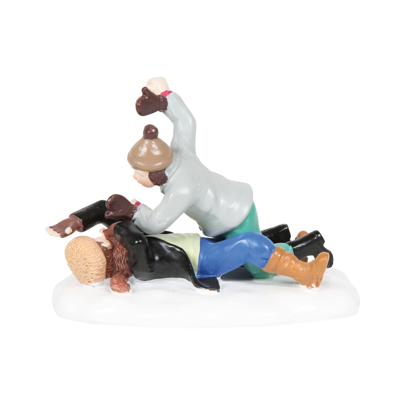 A Christmas Storey Village The Last Straw Figurine 1.9in H