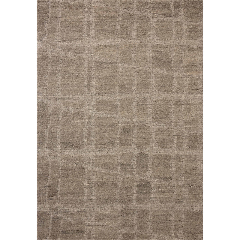 Tapis gris / galet Corsa, Rectangle 8 pi 6 po x 11 pi 6 po