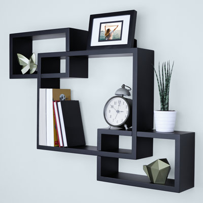 Nest Square Interlocking Box Accent Wall Shelf