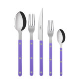 Bistrot Solid 5 - Piece Stainless Steel Flatware Set - Service for 1
