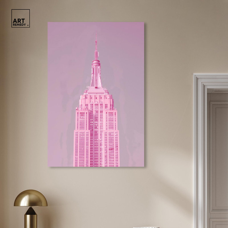 Rose Tower, reproduction d'art sur toile par Art Remedy, Toile tendue, H 45 po x l 30 po