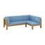 Banc de coin gauche X-Back de l'ensemble 2-1954012921-1954012924