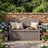 75 Gallon Durable Lockable Resin Outdoor Bench Storage And Organization Deck Box-122080398