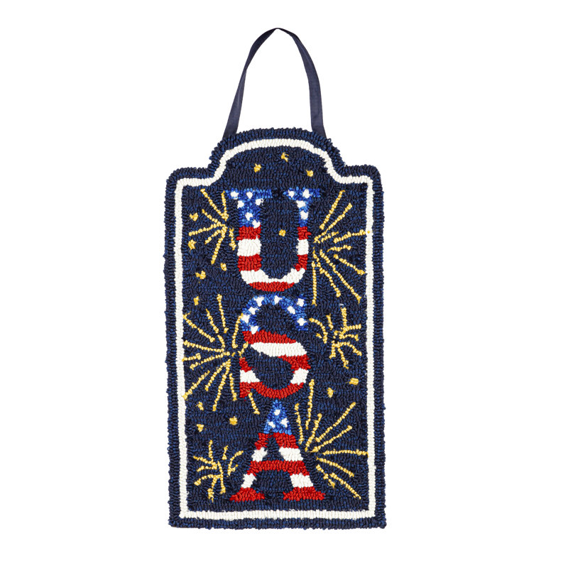 Décoration de porte Firas God Bless the USA