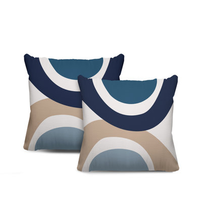 Polyester/Polyester Blend Throw Square Indoor/Outdoor