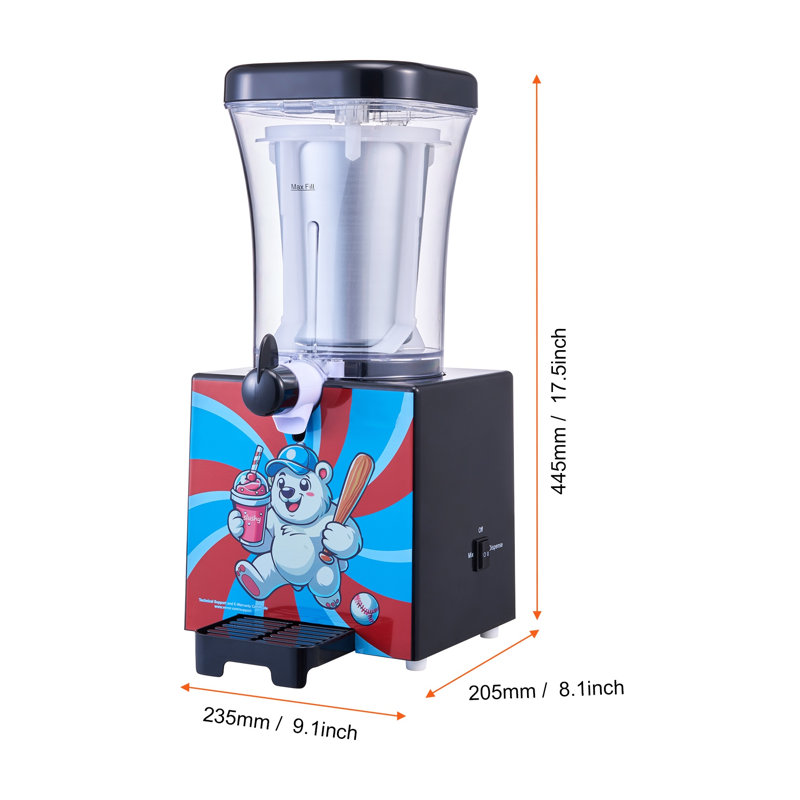 34oz Home Slushy Machine - Electric Frozen Drink Maker for Margaritas, Smoothies & Kids' Parties