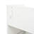 Two Drawers, Three-Fold Doors, Large Storage Shoe Cabinet, White-536995357