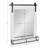 Dayanah Wood Mirror with Shelves-70966646