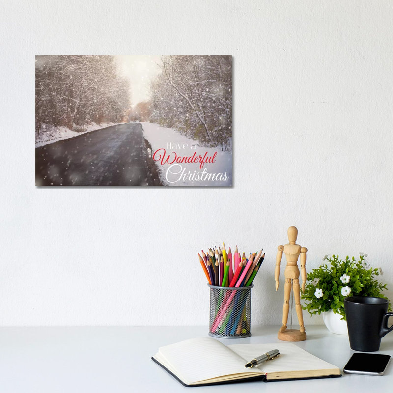 Wonderful Christmas by Kelly Poynter - Wrapped Canvas Gallery-Wrapped Canvas Giclée, 20.32 cm H x 30.48 cm W