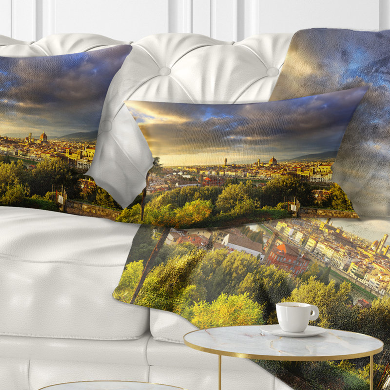 Coussin lombaire Schafer Landscape Florence Sunset