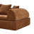 Cloud Modular Sectional Sofa - Shape Boneless Couch w/Ottoman & Deep Fluffy Seat, No Assembly Required for Living Room Bedroom,Orange-737712182