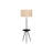 Lighting, Floor Lamp, 63"h, Black Metal, Ivory / Cream Shade, Contemporary