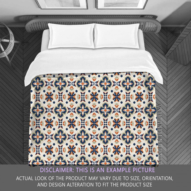 Mexican Terracotta Comforter, Twin Extra Long Comforter