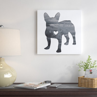 " Ink Silhouette Frenchie "