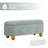 Modern Oval Storage Bench with Spherical Legs for Entryway and Living Room-1044809488