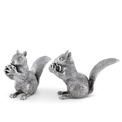 Ensemble salière et poivrière Woodland Creatures Pewter