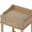 Table de chevet de style rétro avec tiroir et tablette ouverte