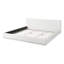 Très grand lit tapissier, tête de lit douce et confortable, lit plateforme blanc-1437541593