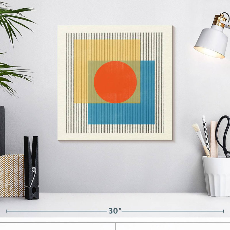 Avery Midcentury Modern Object No 3, 16" H x 16" W