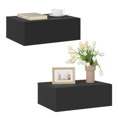 40cm W Manufactured Wood Bedside Table