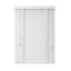 Faux Wood Venetian Blinds with Fabric Tape, Moisture-Resistant Horizontal Slats & Cord Control for Windows-70077834-70077842
