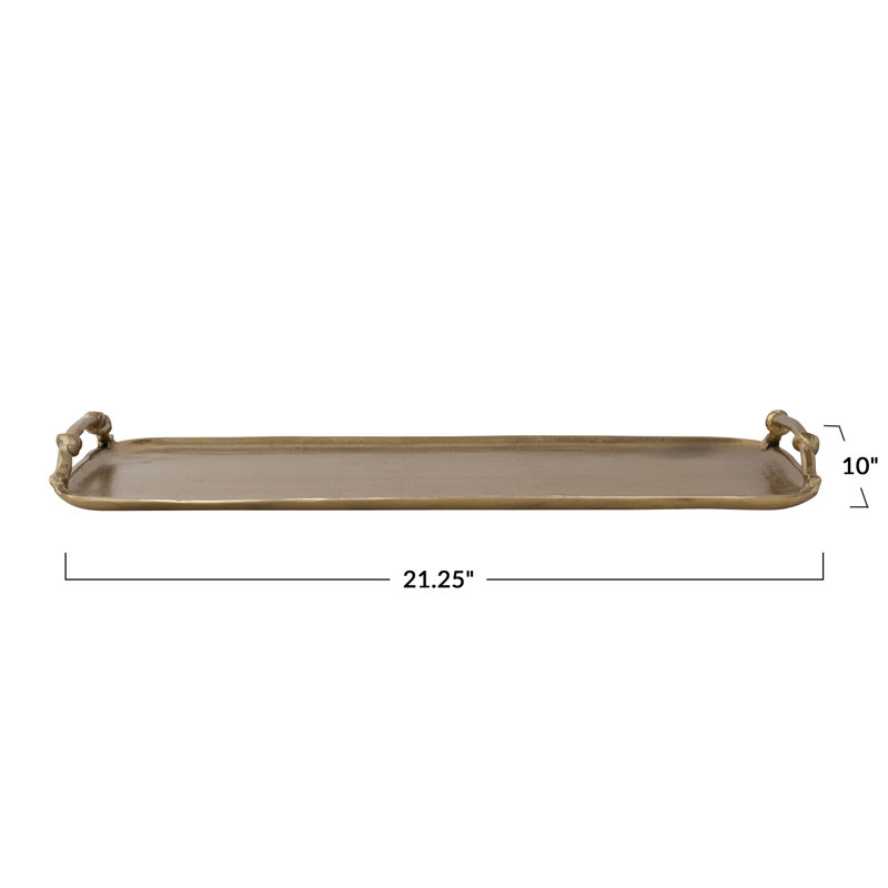 Cast Aluminum Tray With Handles
