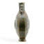 Porcelain Moon Vase with Relief Motifs