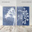 Cyan Flowers Set Set by Oliver Gal-188978691-188978943