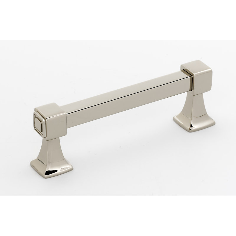 3" Center to Center Bar/Handle Pull, Polished Nickel, 3 1/2"