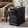 Williams End Table With Hooded Caster Wheels And Built-In Outlets
