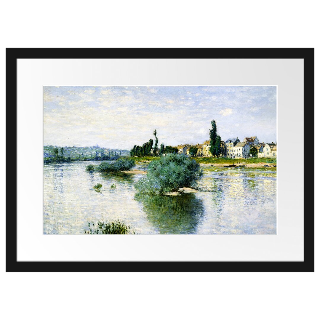 Gerahmter Kunstdruck La Seine À Lavacourt von Claude Monet