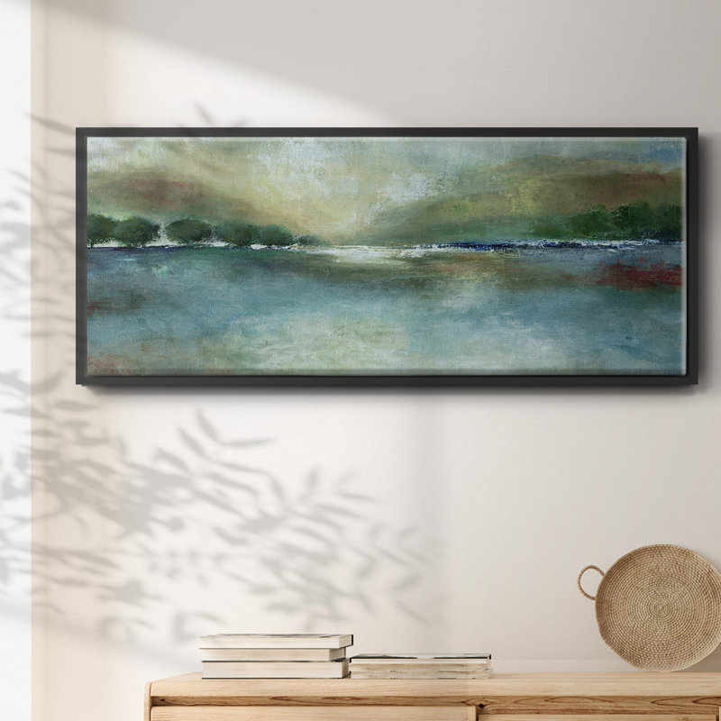 Mountain Pass- Framed Canvas, 20" H x 50" W