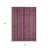 3' X 5' Pink Mauve And Blush Striped Washable Indoor Outdoor Area Rug